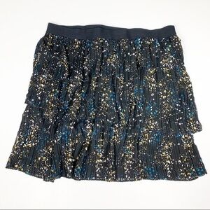 Worthington Firework Floral Pleated Skirt XL‎
